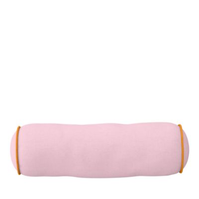Two-Toned Round Bolster Pillow