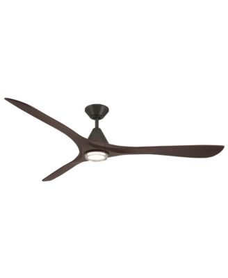 Fans Carve 72 in Selectable 2700-3000-4000-5000K LED Indoor or Outdoor Smart Home Ceiling Fan