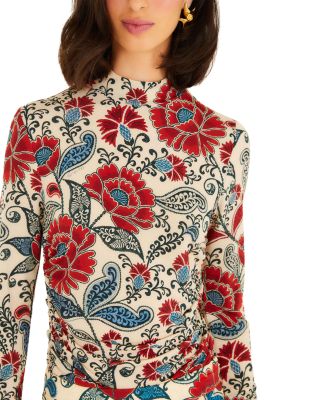 Francesca Sand Jersey Blouse 