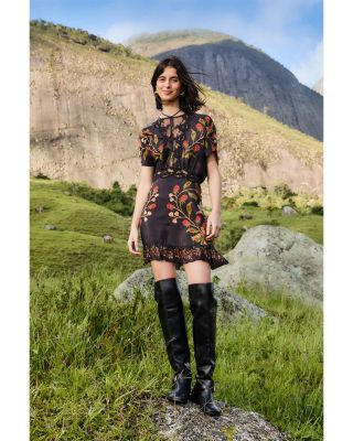 Berry Garden Mini Dress