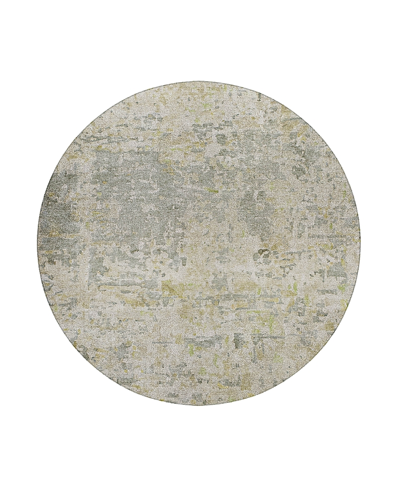 Dalyn Rug Company Dalyn Kochi Washable Kc6 Round Area Rug, 8' X 8' In Green