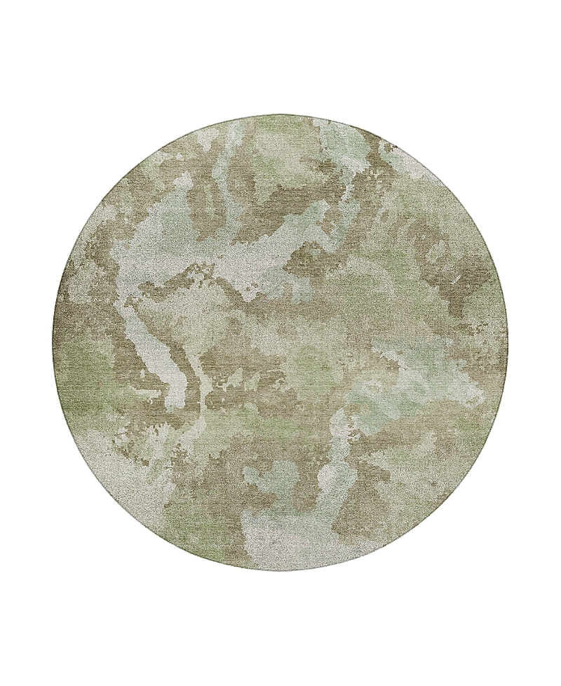 Dalyn Rug Company Dalyn Kochi Washable Kc9 Round Area Rug, 8' X 8' In Green