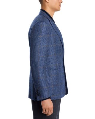 Kei Plaid Unstructured Trim Fit Sport Coat