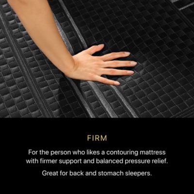 Black Hybrid Series One Firm Mattress