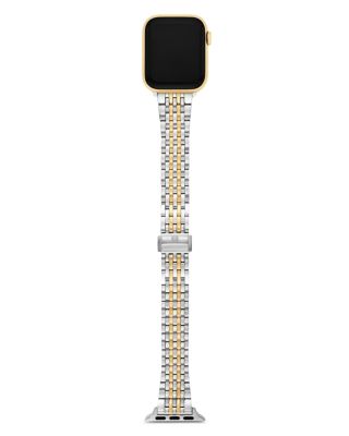 Tapered Seven Link Stainless Bracelet Band for Apple Watch&reg;, 38-49mm