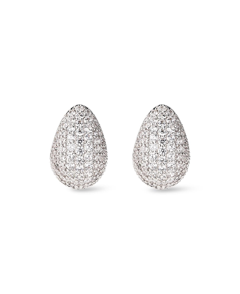 Ana Luisa Brass And Cubic Zirconia Adler Silver Earrings In Silver