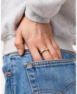 Thatcher Brass Gold Band Ring