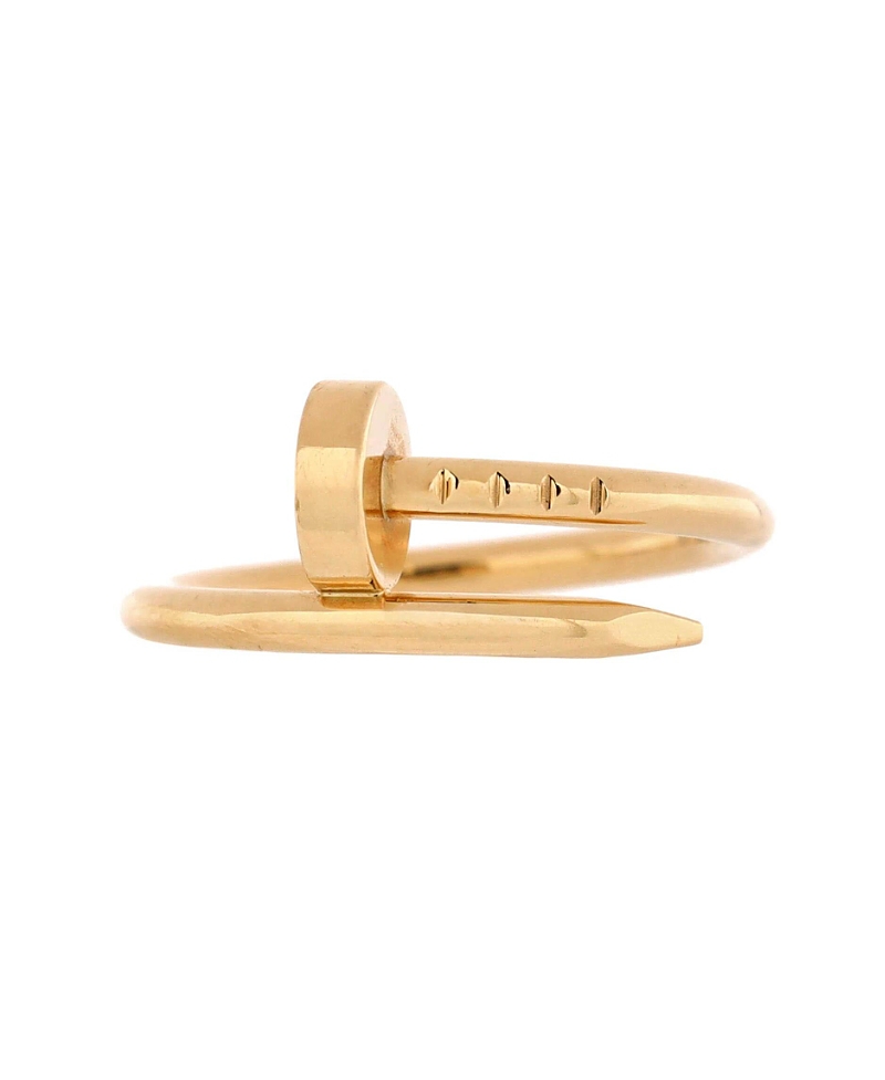 Pre-owned Pre-owned Cartier Cartier Small Juste Un Clou Ring 18k Gold