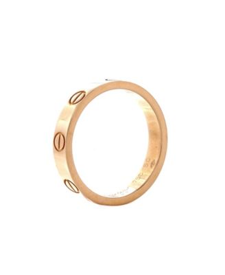  Love Wedding Band Ring 18K Rose Gold