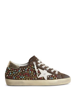 Women's Super Star Suede Embellished Sneakers