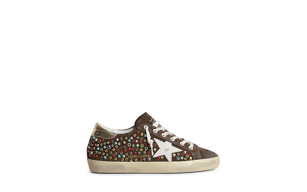 Golden Goose Women's Super Star Suede Embellished Sneakers