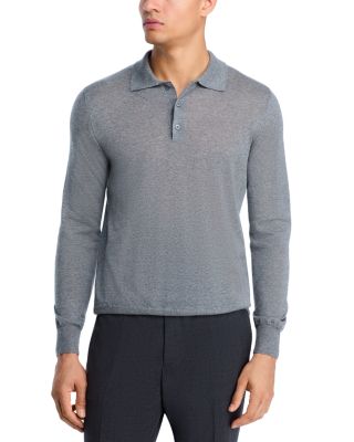 Merino Knit Polo Sweater