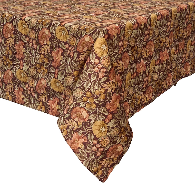 Juliska Willa Cotton Tablecloth In Orange