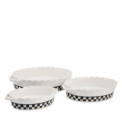 Courtly Check Everyday Medium Oval Baking Dish