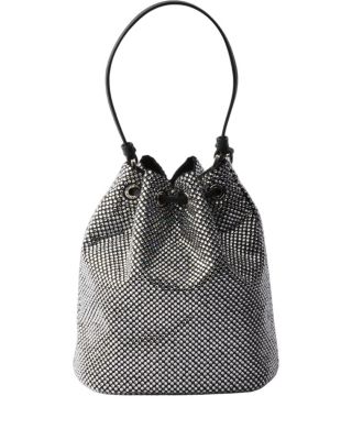  Mini Crystal-Studded Satin Bag