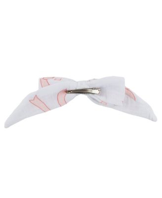 Girls' Tie Bow Big Bows in Pink Hair Clip - Baby