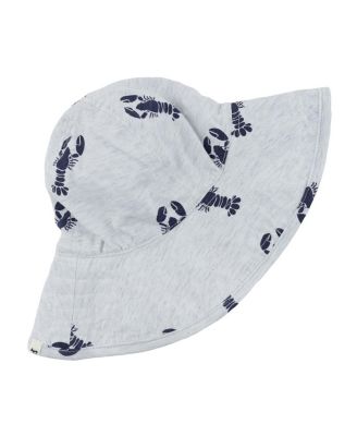 Unisex Lobsters Print Slub Sunhat - Baby