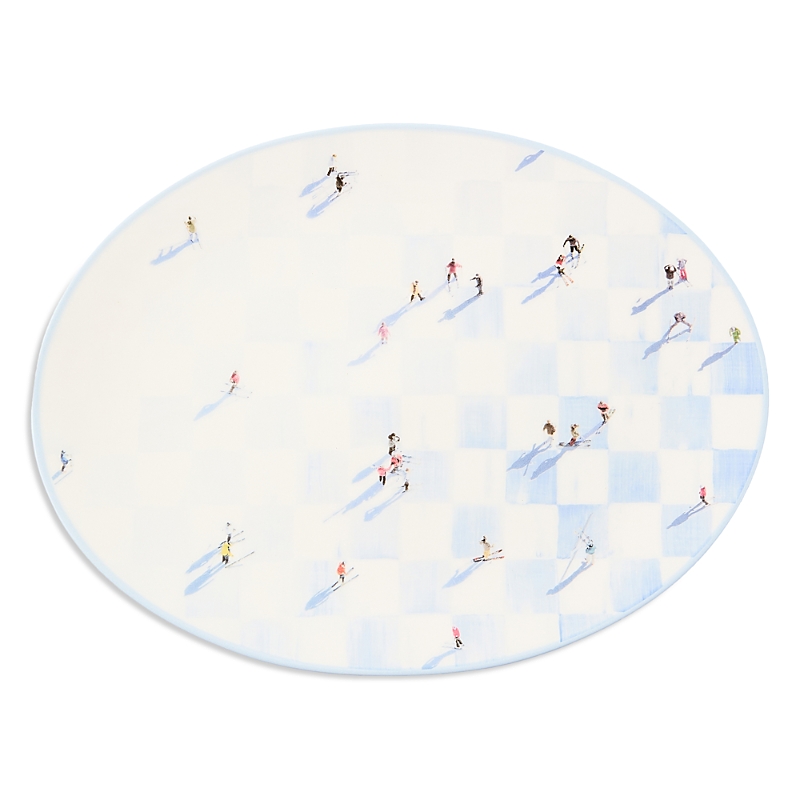 Mackenzie-childs Gray Malin Ski Holiday Serving Platter - Exclusive
