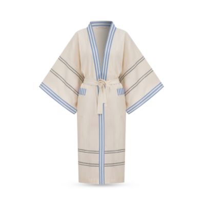 Peshtemal Kimono with Kutnu Trim