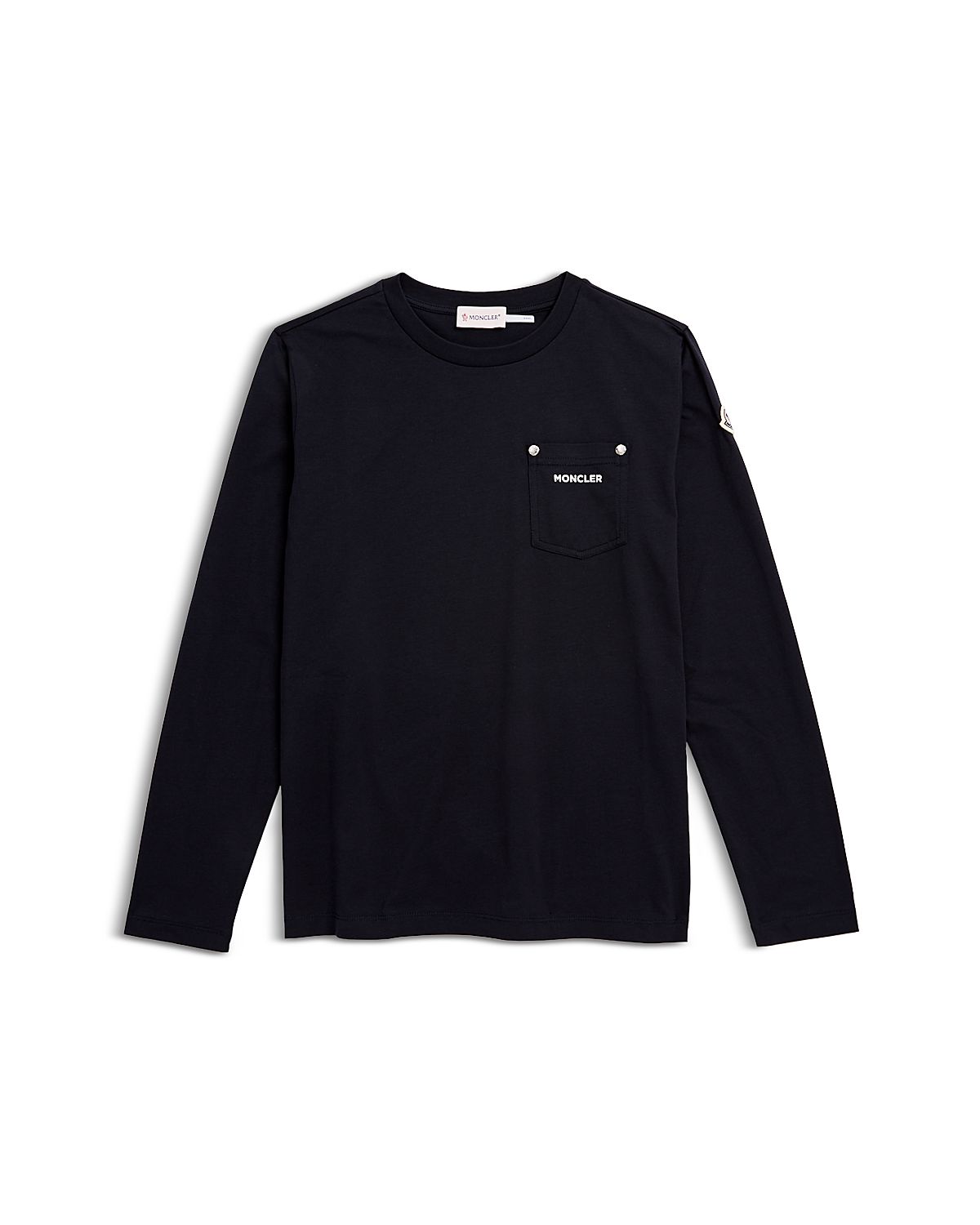 Moncler Unisex Logo Long Sleeve Tee - Big Kid