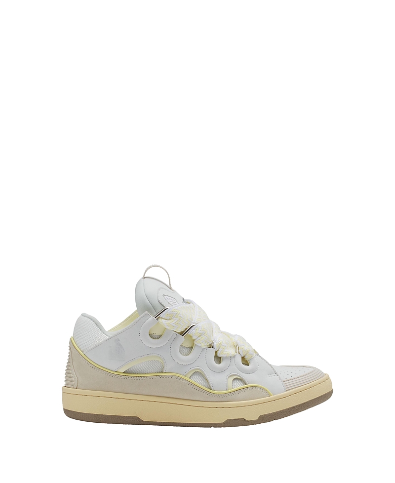 Lanvin Curb Leather Sneakers