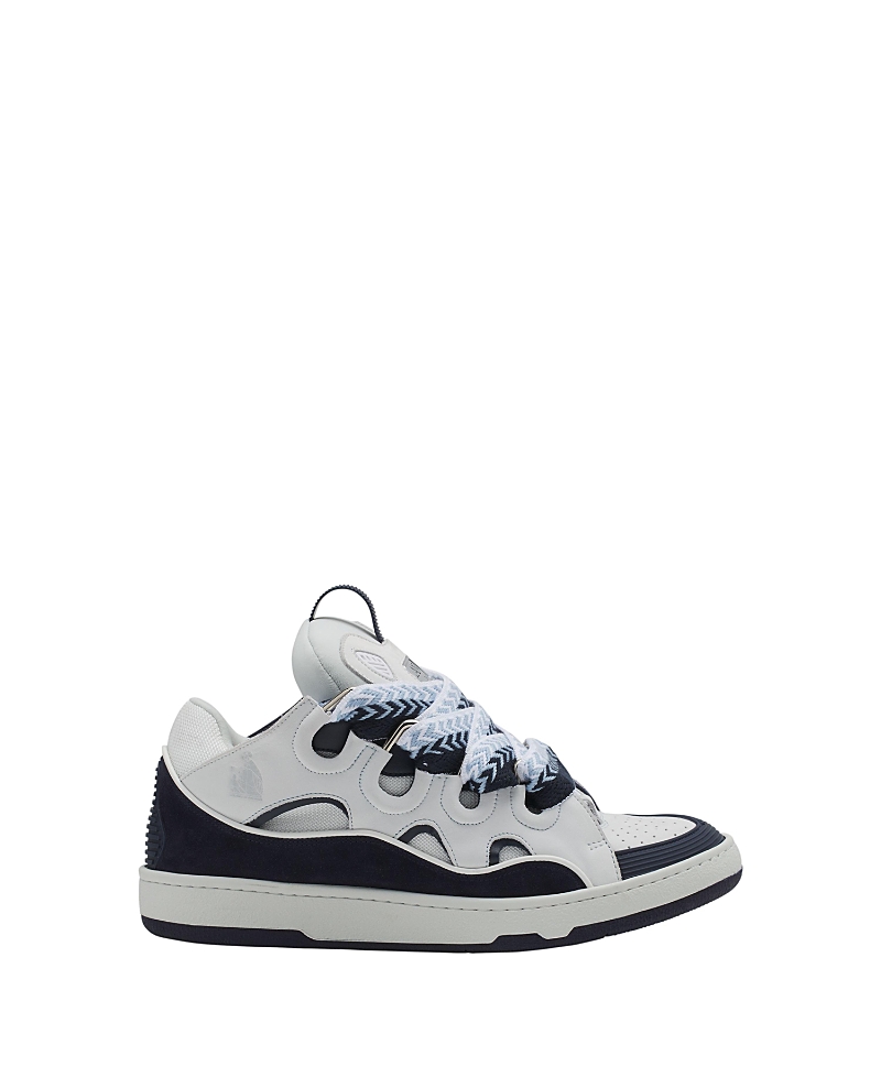Lanvin Curb Leather Sneakers
