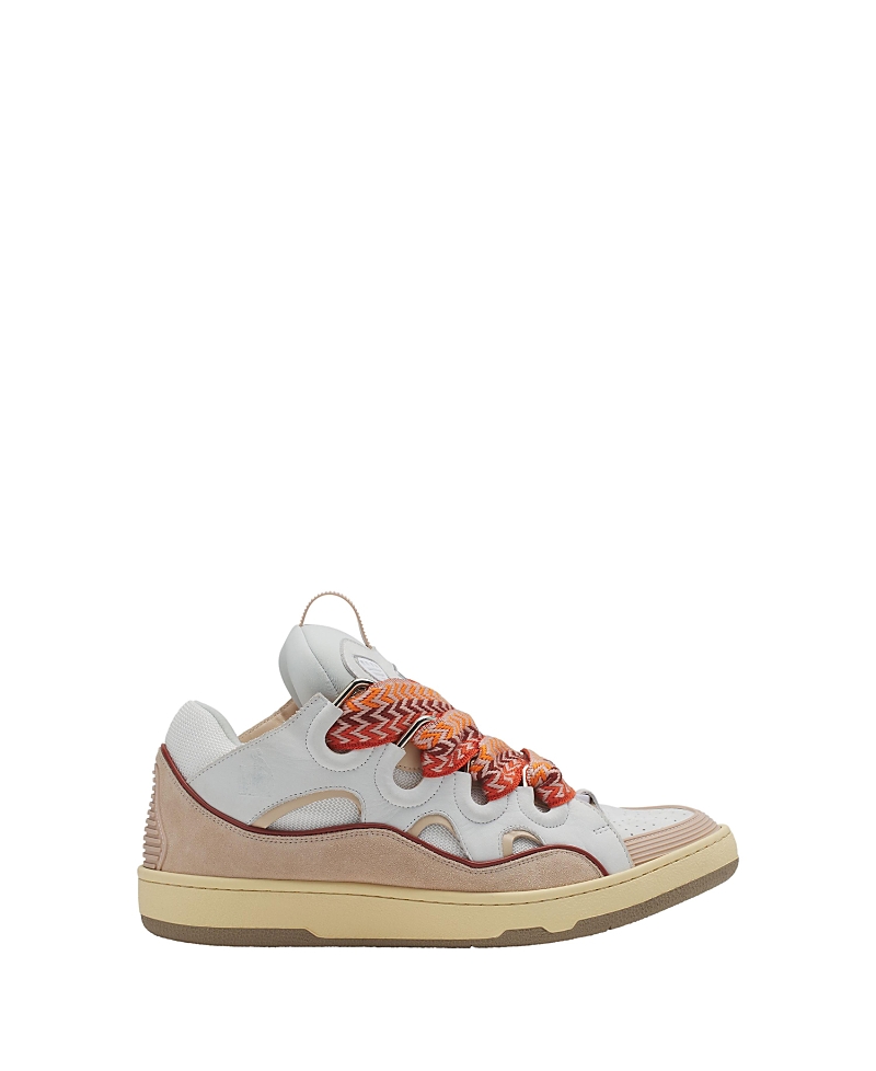 Lanvin Curb Leather Sneakers