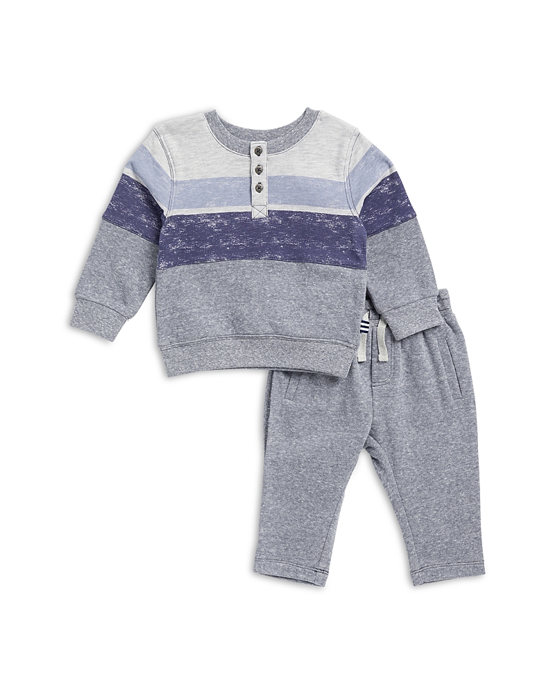Splendid Girls' Blake Block Striped Top & Pants Set - Little Kid In Multi
