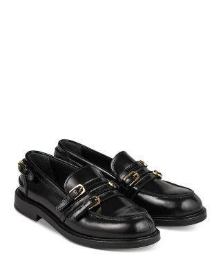 Women's Buckled Loafer Flats