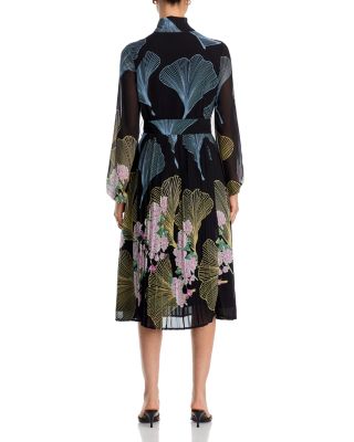 Oriental Print Dress