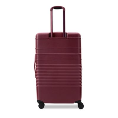 The Large Check in Roller - Burgundy