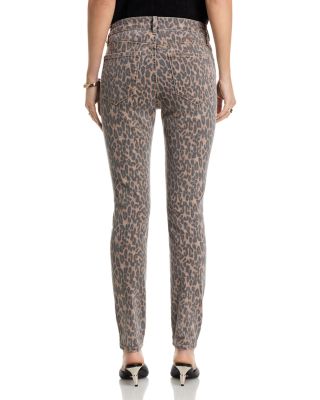 Leopard High Rise Skinny Jeans - Exclusive