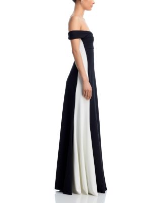 Two Tone Off The Shoulder Gown