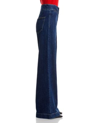 Brighton High Rise Wide Leg Jeans in Mercury