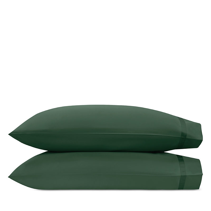 Matouk Nocturne Sateen King Pillowcase, Pair In Green