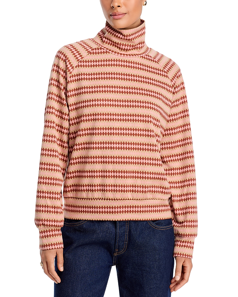 Area Stars Bebe Turtleneck Sweater In Brown