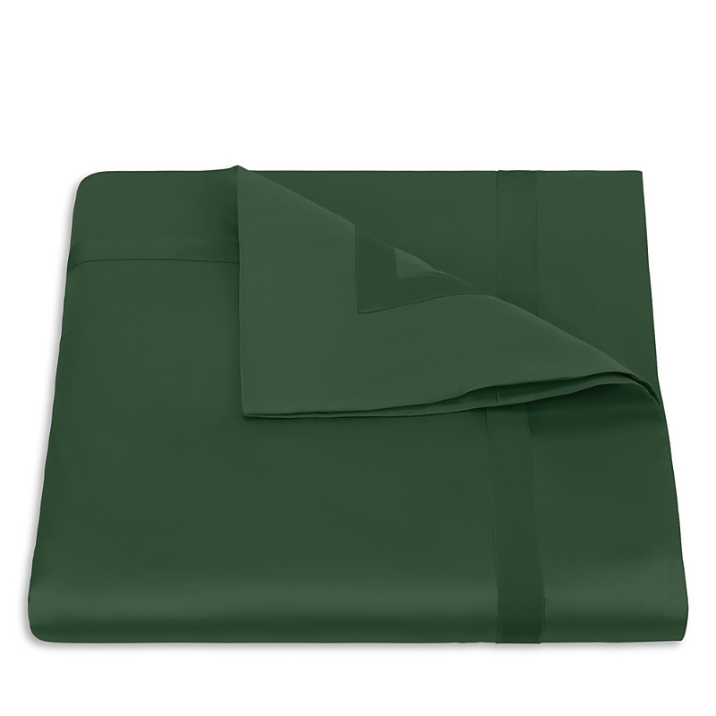 Matouk Nocturne Sateen Duvet Cover, Full/queen In Green