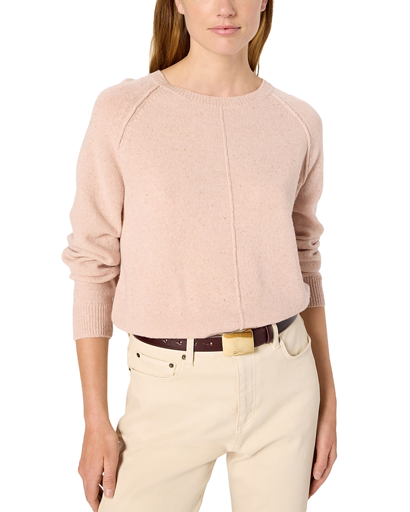 Gerard Darel Elisa Exposed Seam Sweater In Pink