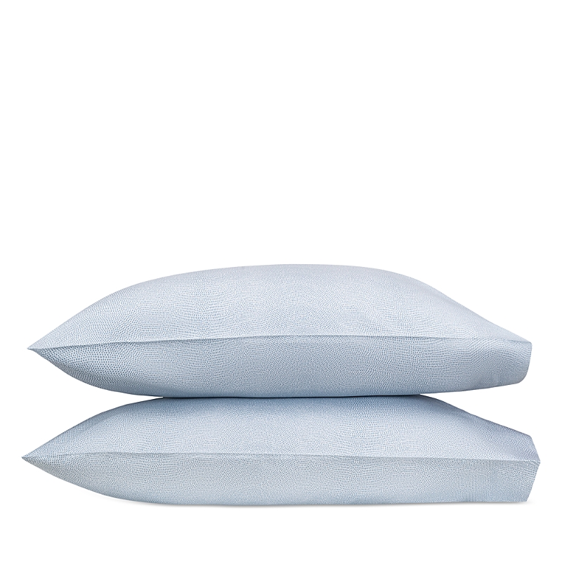 Matouk Jasper King Pillowcase, Pair In Blue