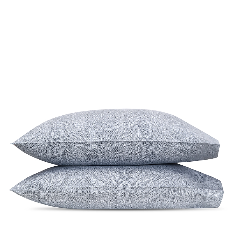 Matouk Jasper King Pillowcase, Pair In Blue