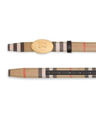 Women's Knight Stamp Check Belt