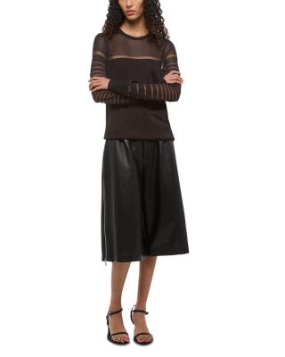 Shadow Striped Long Sweater