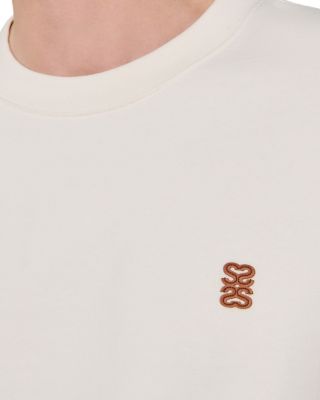 Crewneck Patch Logo Sweatshirt