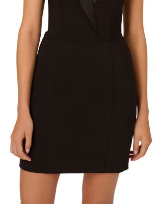 Stretch Crepe Mini Dress