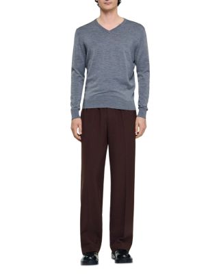 Merino Wool V-Neck Sweater