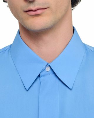 Hidden Placket Formal Shirt