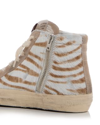 Unisex Slide Calf Hair Sneakers