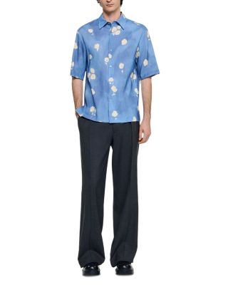 Water Flower Button Front Shirt