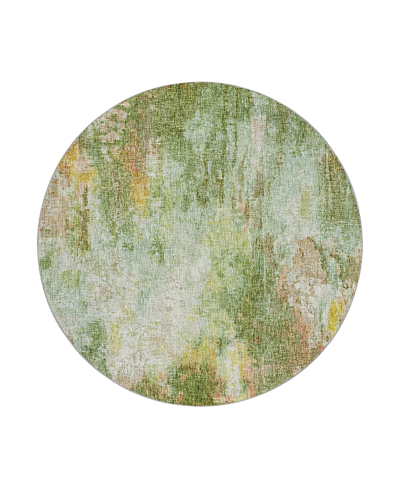 Dalyn Rug Company Dalyn Boca Washable Bo10 Round Area Rug, 8' X 8' In Green