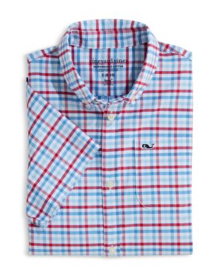 Boys&#39; Road Town Tattersall Performance Short Sleeve Shirt - Little Kid, Big Kid